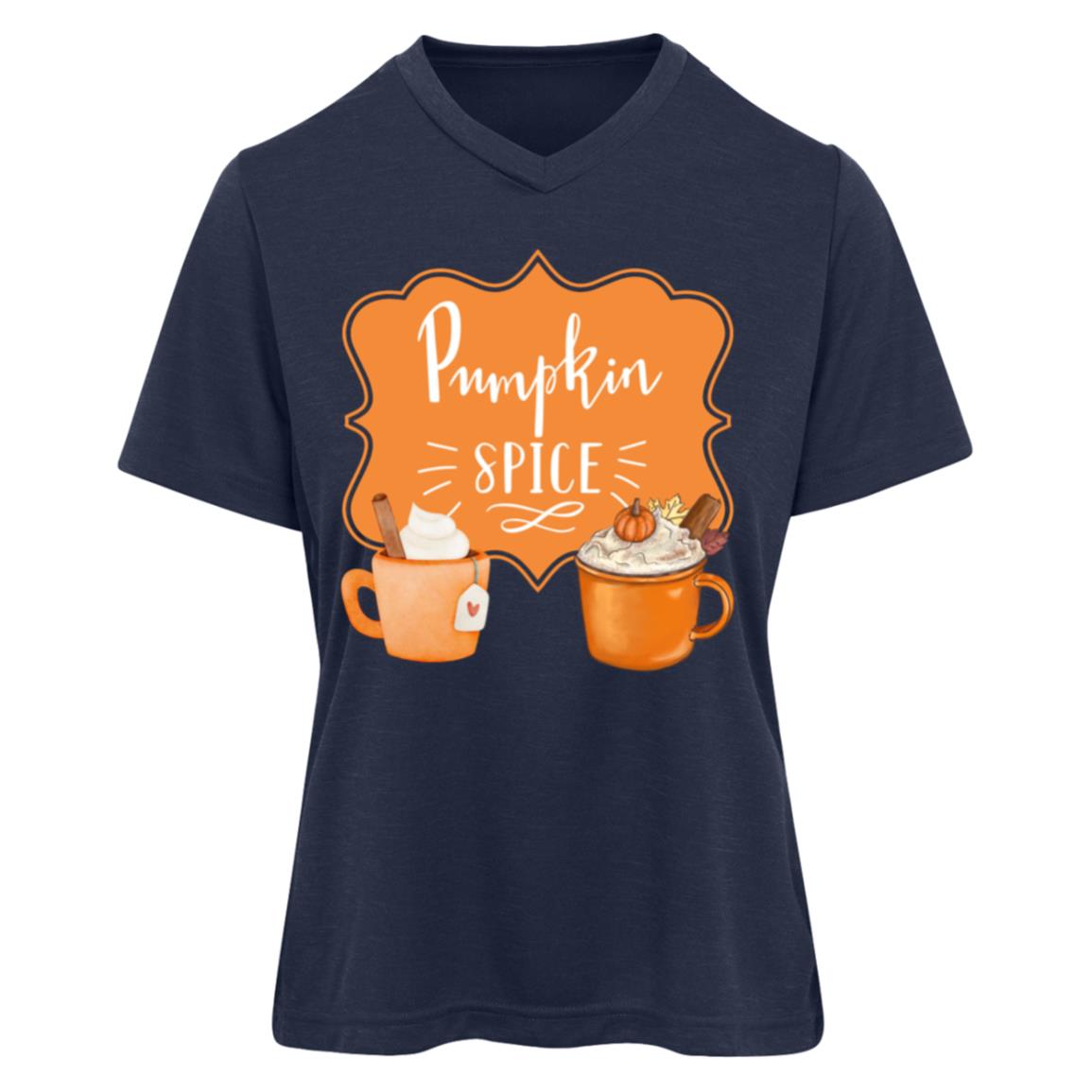 Pumpkin Spice Latte Orange --  Womens Sonic Heather Tee