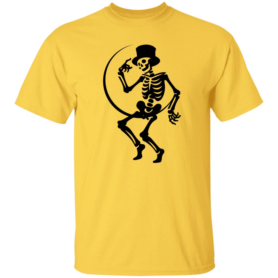 Moon and Skeleton -- 5.3 oz. T-Shirt