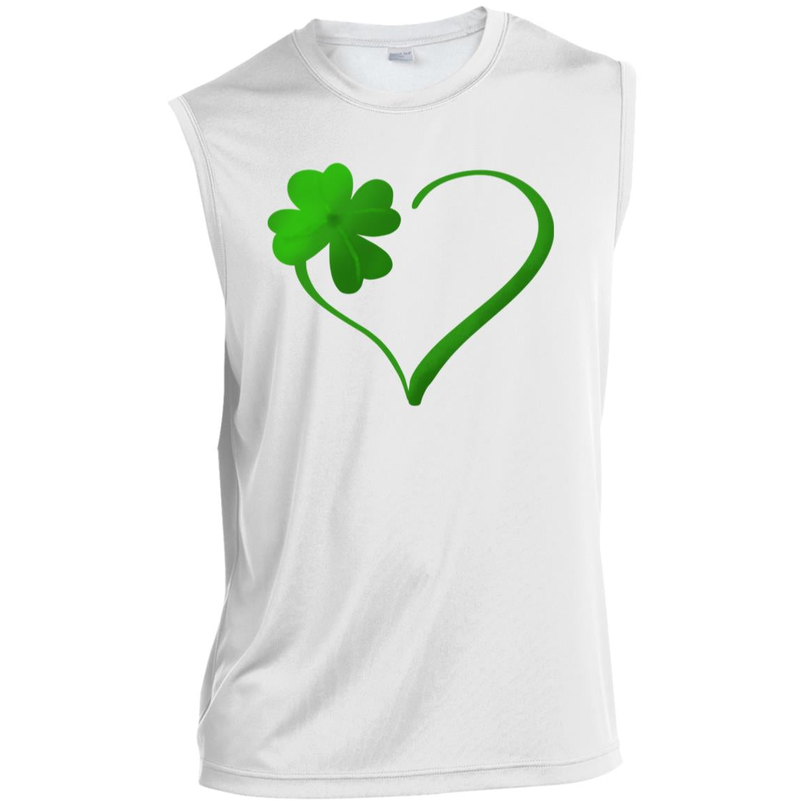 clover heart ST352 Men’s Sleeveless Performance Tee