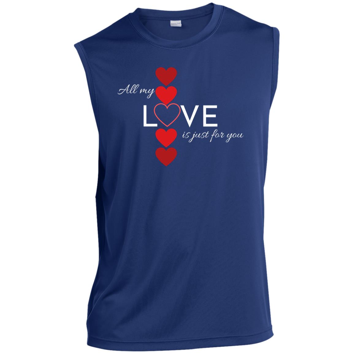 All My Love Is Just for You -- CLOSEOUT -- Men’s Sleeveless Performance Tee