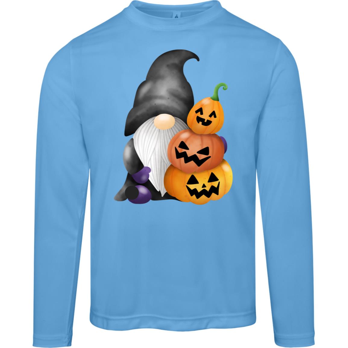 Gnome wJack o' Lanterns TT11L Team 365 Mens Zone Long Sleeve Tee