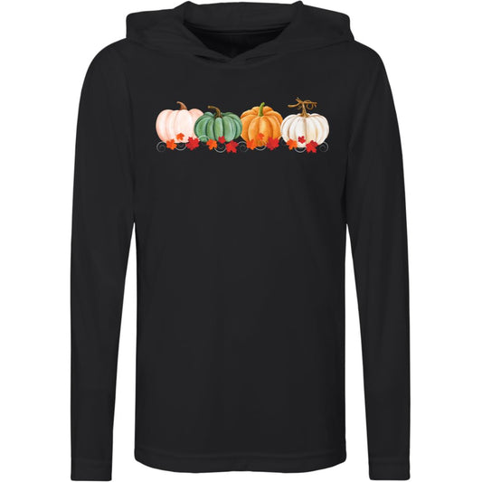 Pumpkins in a Row -- Kids Zone Hooded Tee