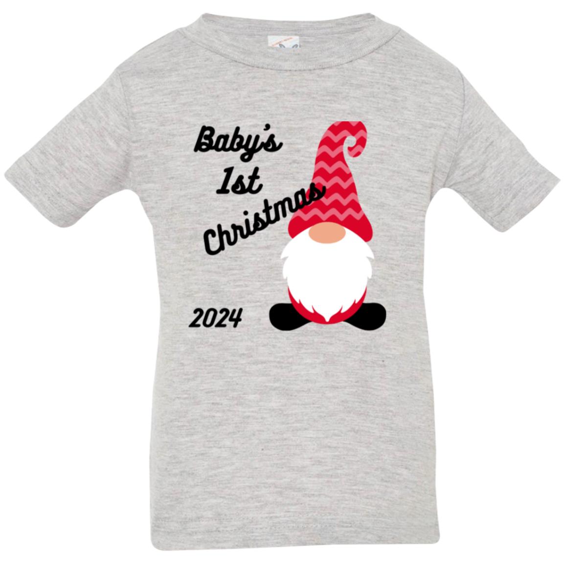 Baby’s 1st Gnome Christmas Ornament -- Infant Jersey T-Shirt