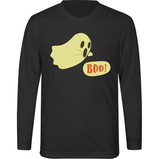 Ghost Boo! --  Kids Zone Long Sleeve Tee