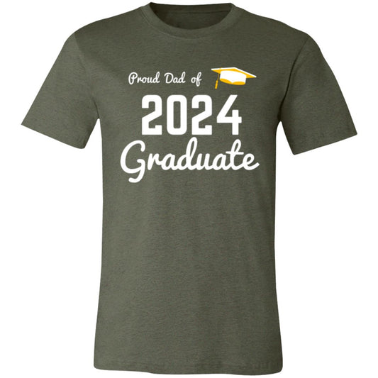 Proud Dad --- Graduate 2024 -- Unisex Jersey Short-Sleeve T-Shirt