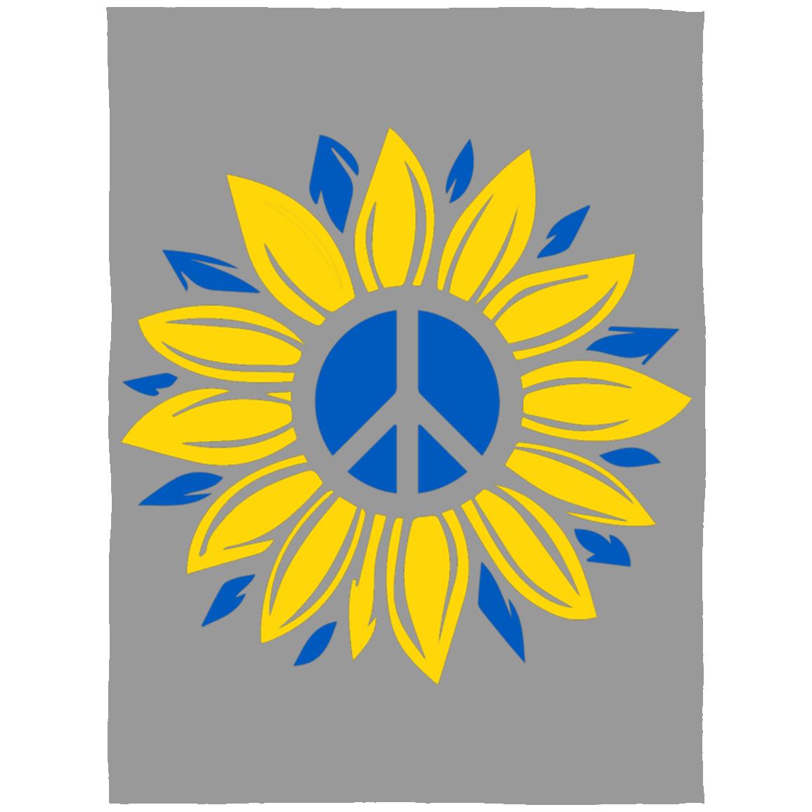 Peace flower t-shirt FLL Arctic Fleece Blanket 60x80