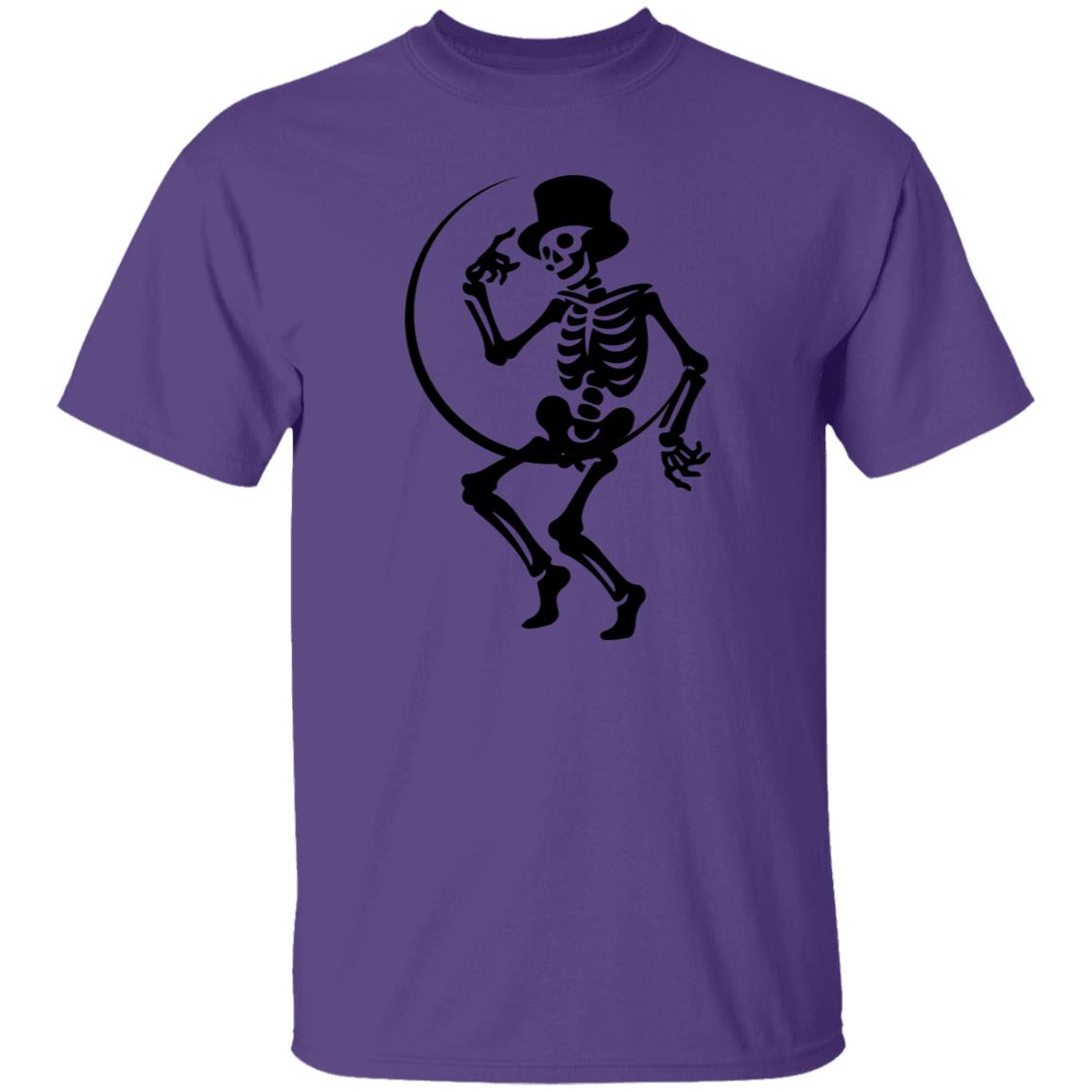 Moon and Skeleton -- 5.3 oz. T-Shirt