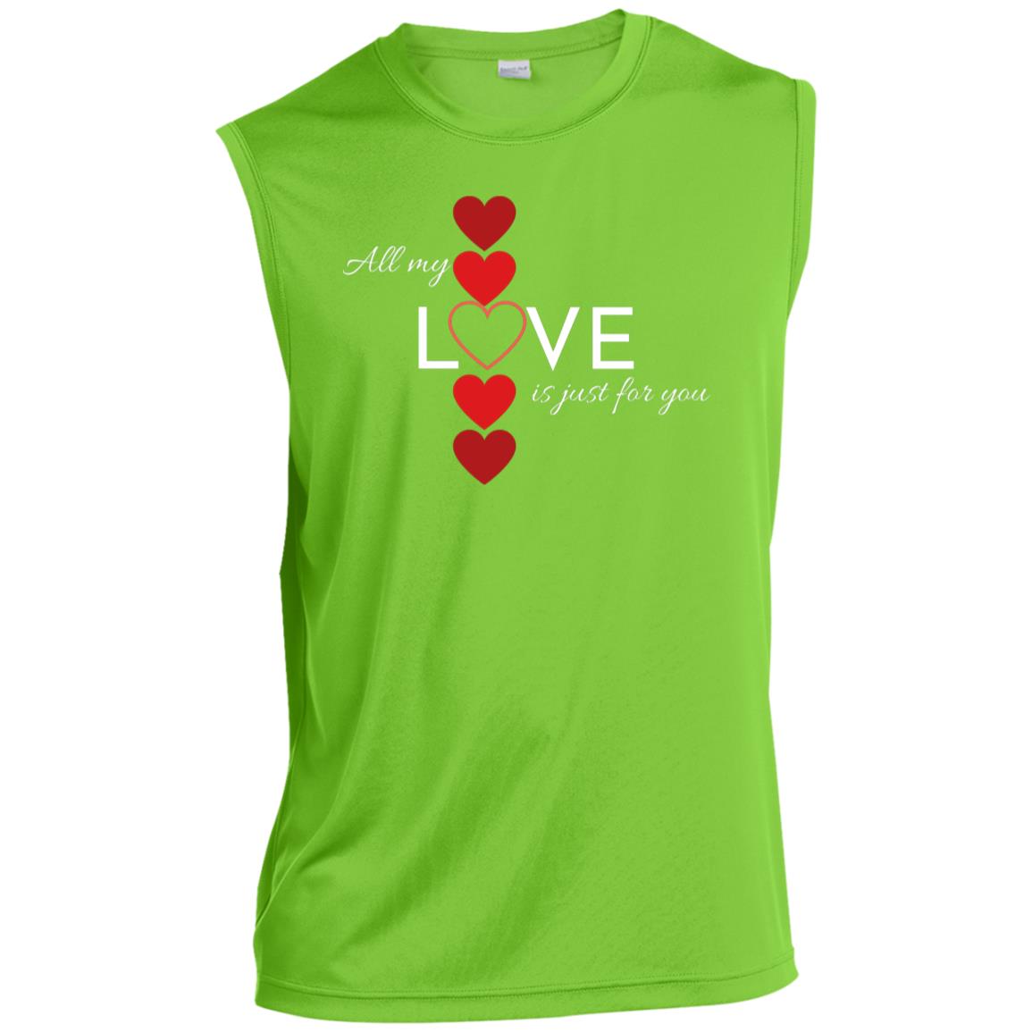 All My Love Is Just for You -- CLOSEOUT -- Men’s Sleeveless Performance Tee