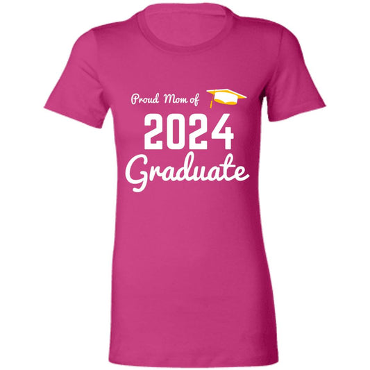 Proud Mom -- 2024 Graduate -- Ladies' Favorite T-Shirt