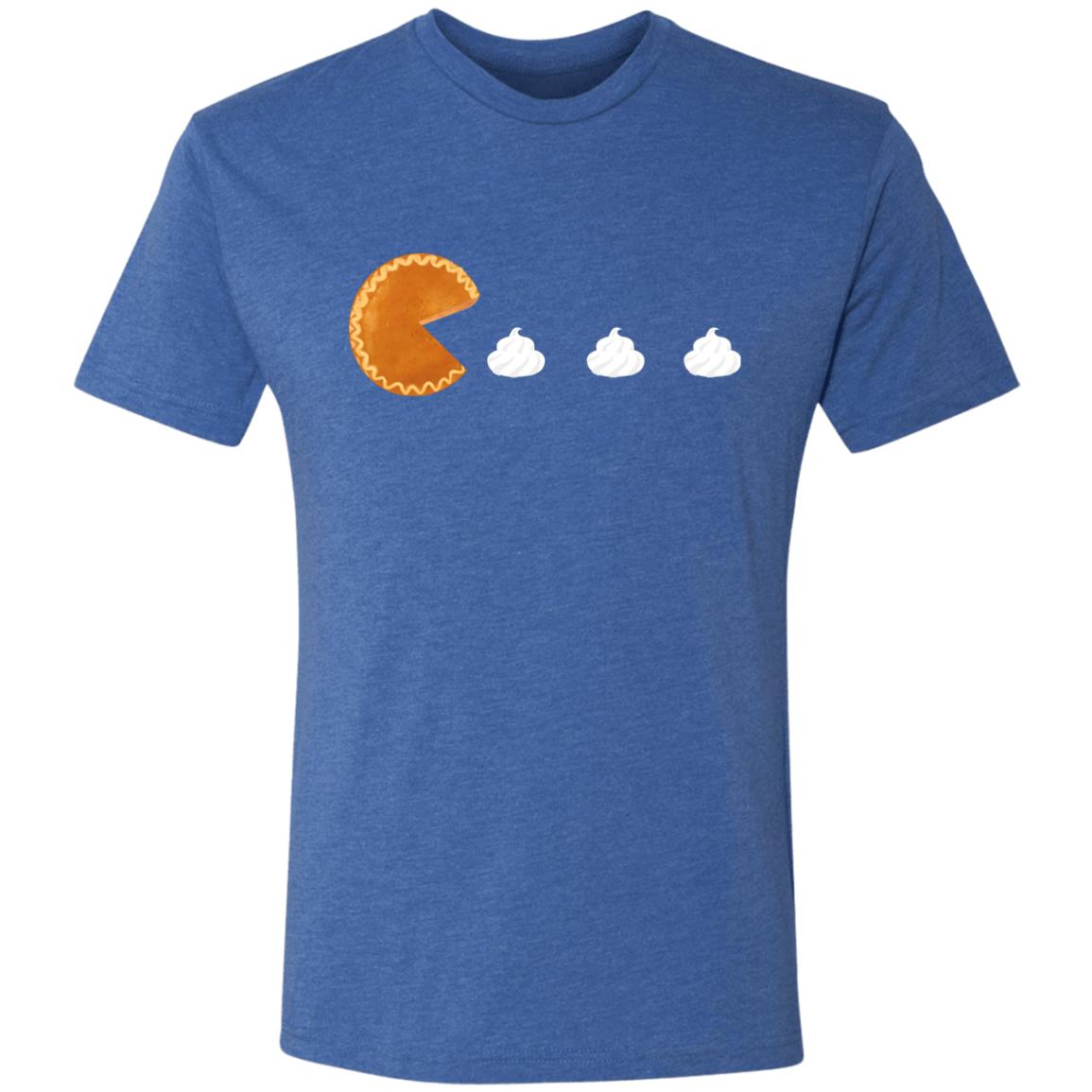 Pumpkin Pac Man -- Men's Triblend T-Shirt