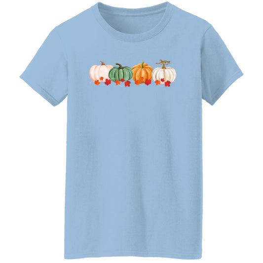 Pumpkins in a Row G500L Ladies' 5.3 oz. T-Shirt