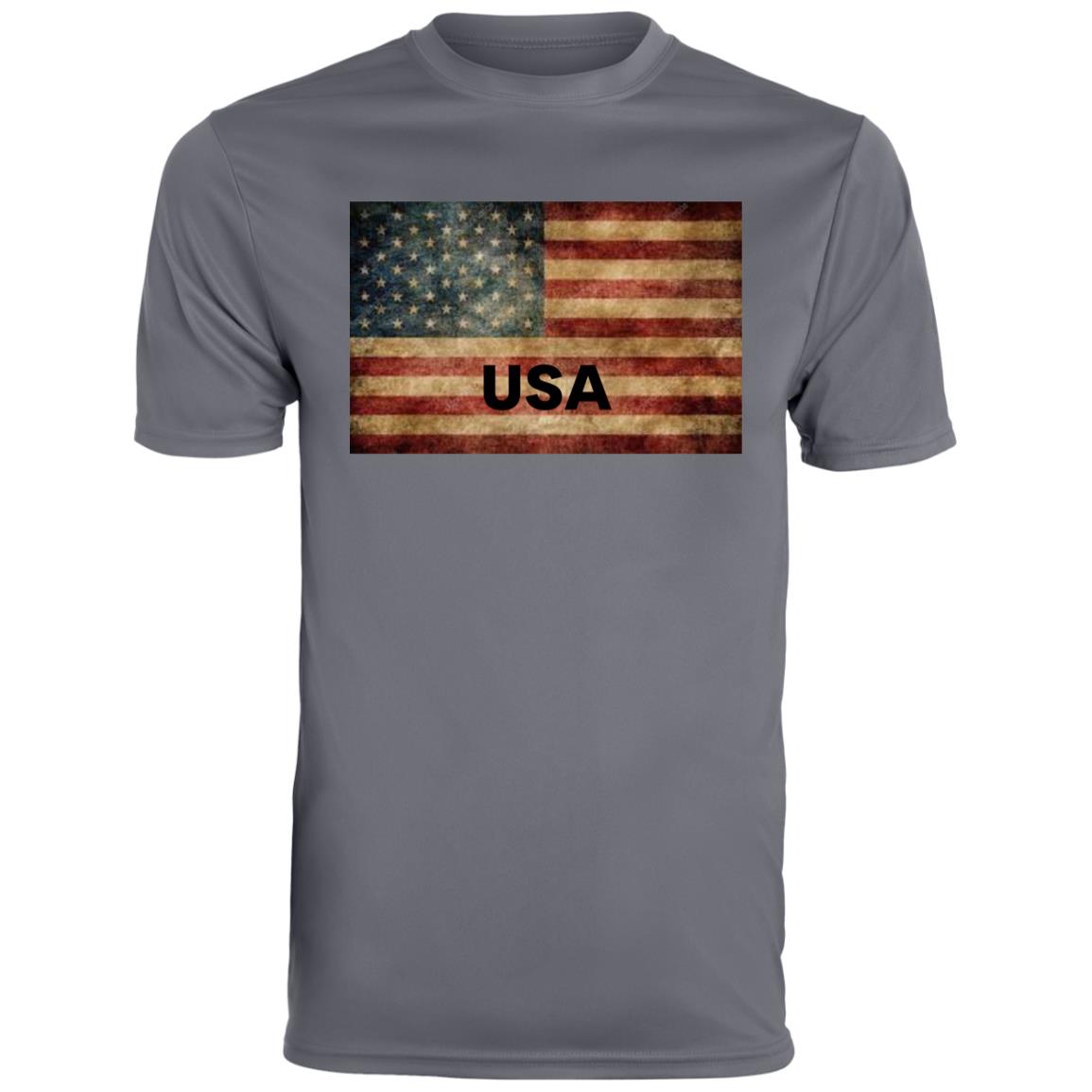 American Flag -- CLOSEOUT -- Youth Moisture-Wicking Tee