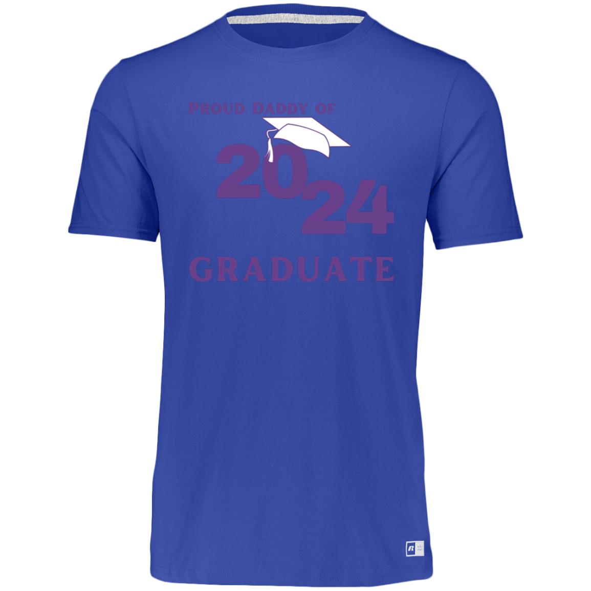 Proud Daddy -- 2024 Graduate -- Essential Dri-Power Tee