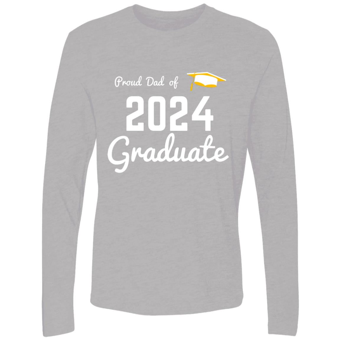 Proud Dad -- Graduate 2024 -- Men's Premium LS