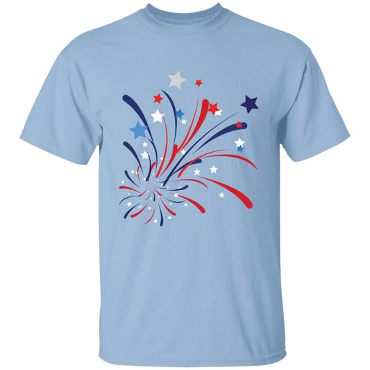 4th of July Firework -- Youth 5.3 oz 100% Cotton T-Shirt