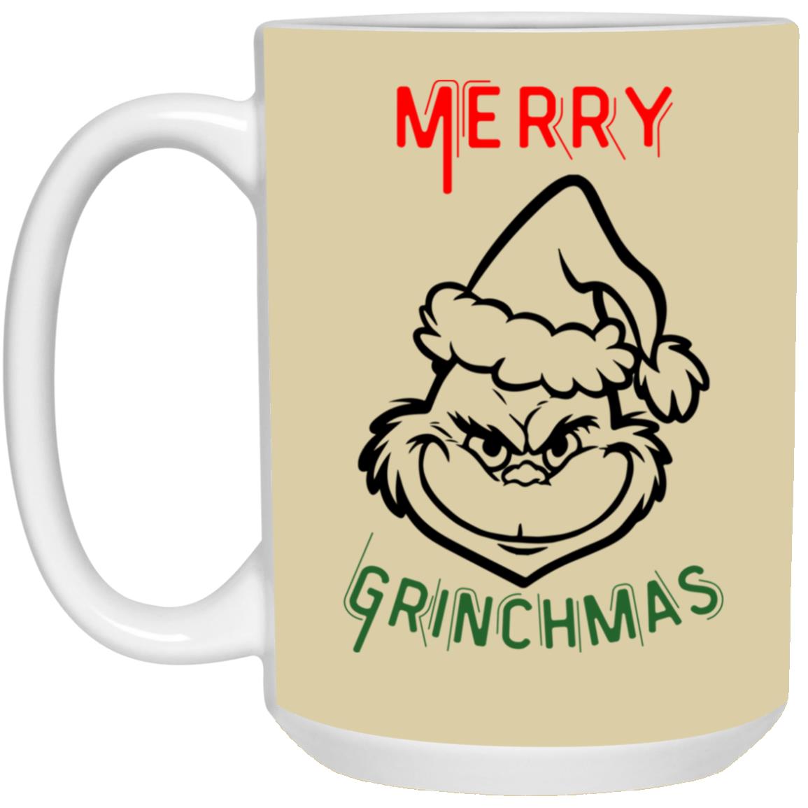 Merry Grinchmas 21504 15oz White Mug