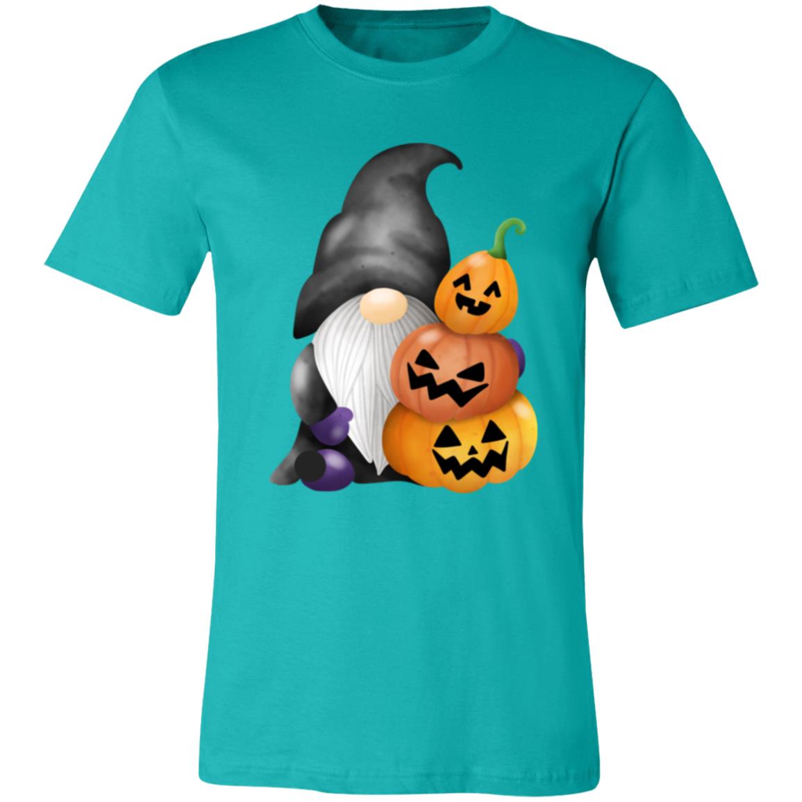 Gnome wJack o' Lanterns 3001C Unisex Jersey Short-Sleeve T-Shirt