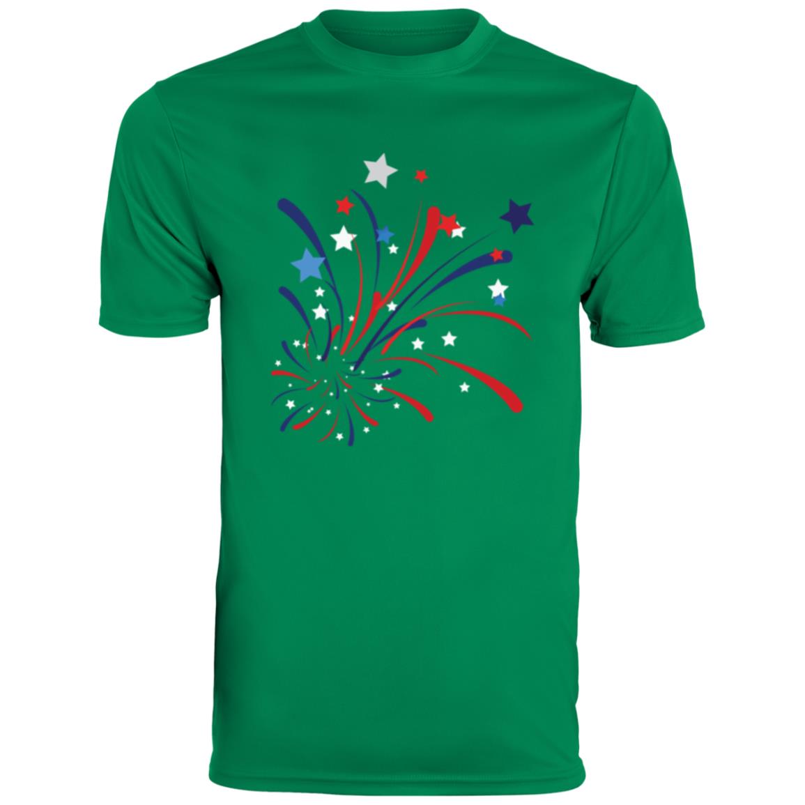 4th of July Firework -- CLOSEOUT -- Men's Moisture-Wicking Tee