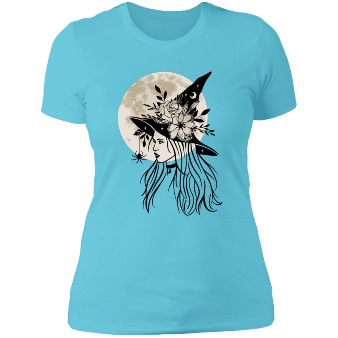 Witchy Moon -- Ladies' Boyfriend T-Shirt