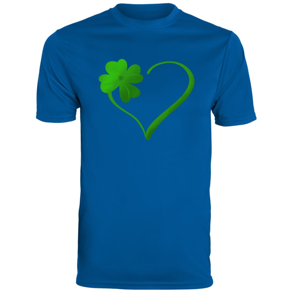 Clover Heart -- Men's Moisture-Wicking Tee