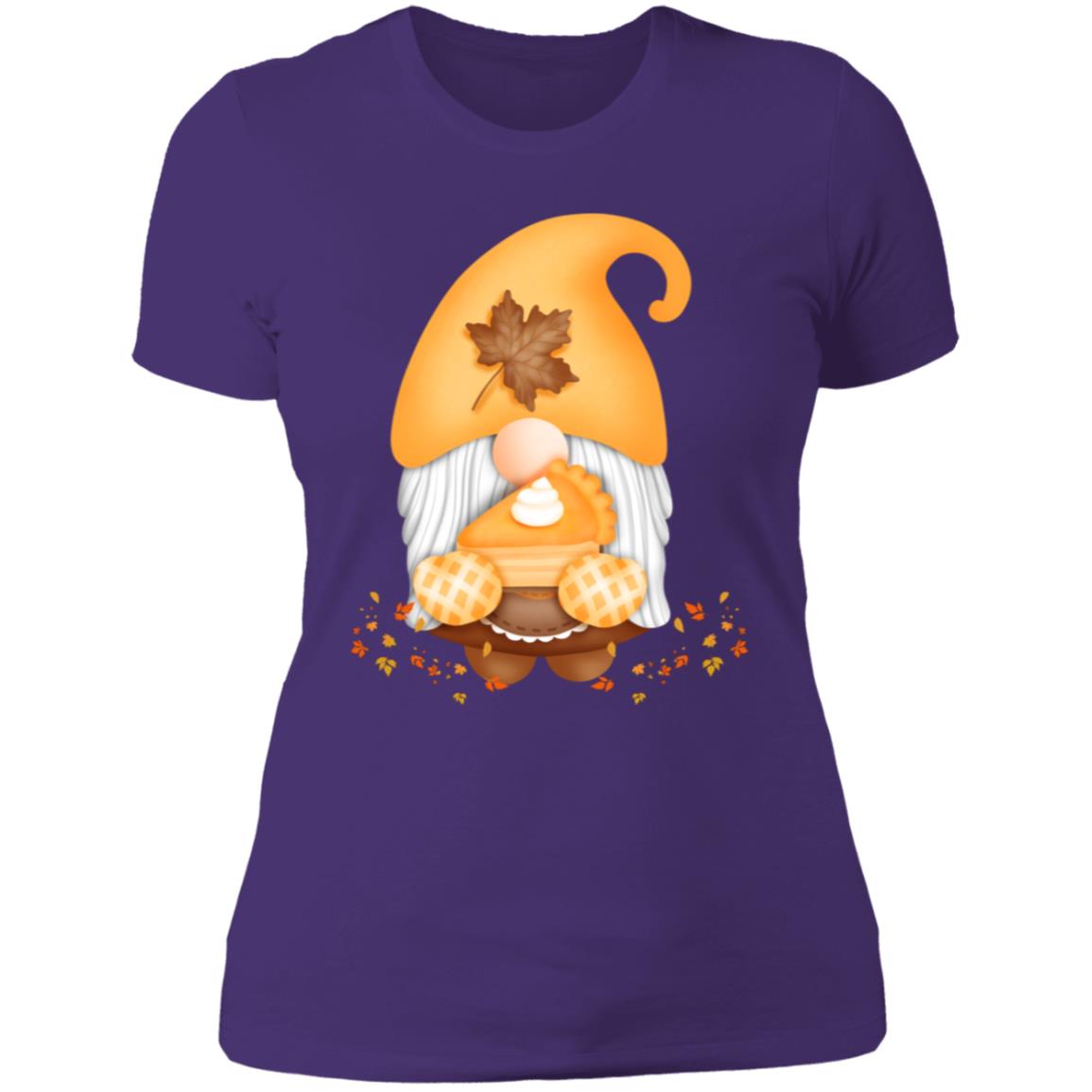 Gnome Pumpkin Pie NL3900 Ladies' Boyfriend T-Shirt