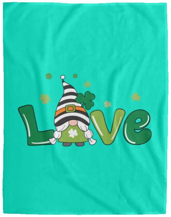 clover love gnome VPL Cozy Plush Fleece Blanket - 60x80