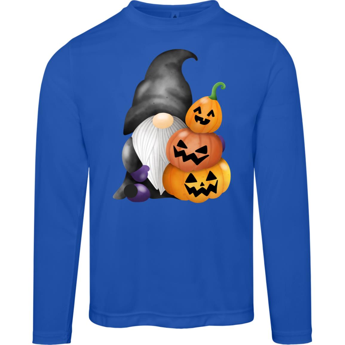 Gnome wJack o' Lanterns TT11L Team 365 Mens Zone Long Sleeve Tee