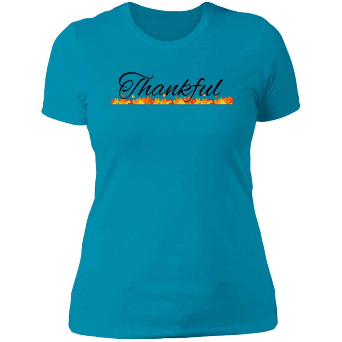 Thankful--  Ladies' Boyfriend T-Shirt