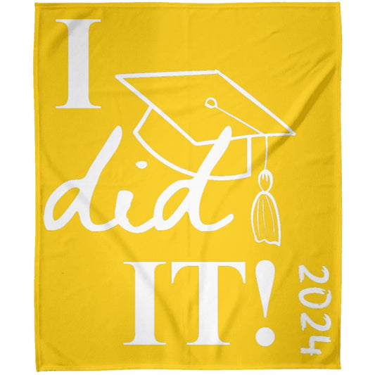 Graduation I did it 2024 FLM Arctic Fleece Blanket 50x60