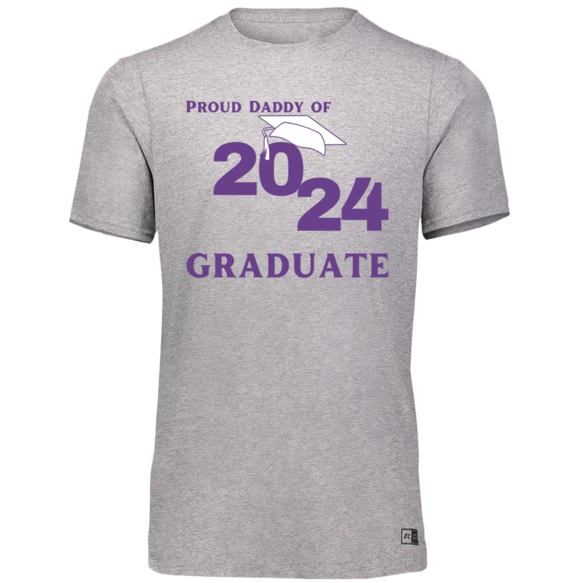 Proud Daddy -- 2024 Graduate -- Essential Dri-Power Tee