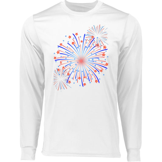 4th of July Fireworks (1) CLOSEOUT - 788 Long Sleeve Moisture-Wicking Tee