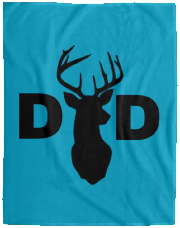 Dad Deer Dad hat VPL Cozy Plush Fleece Blanket - 60x80