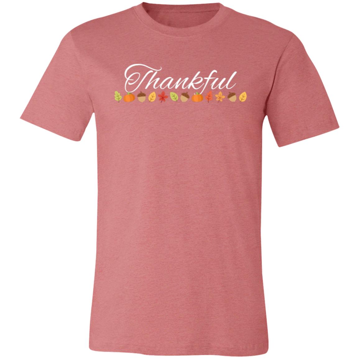 Thankful White -- Unisex Jersey Short-Sleeve T-Shirt