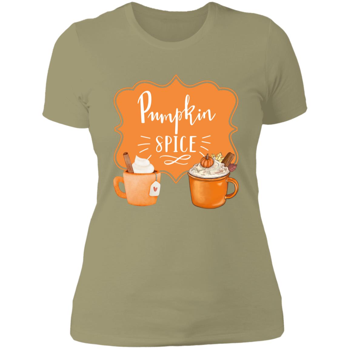 Pumpkin Spice Latte Orange -- Ladies' Boyfriend T-Shirt