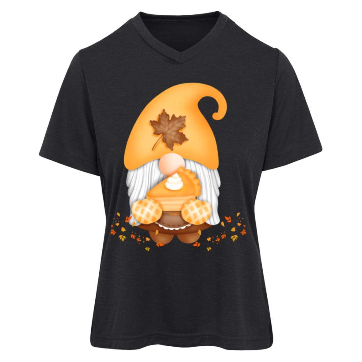 Gnome Pumpkin Pie TT11HW Team 365 Womens Sonic Heather Tee