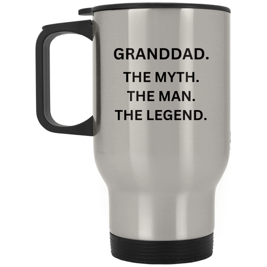 Granddad the Myth XP8400S Silver Stainless Travel Mug