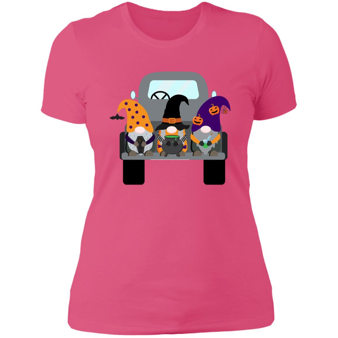 Halloween Gnomes in a Truck NL3900 Ladies' Boyfriend T-Shirt