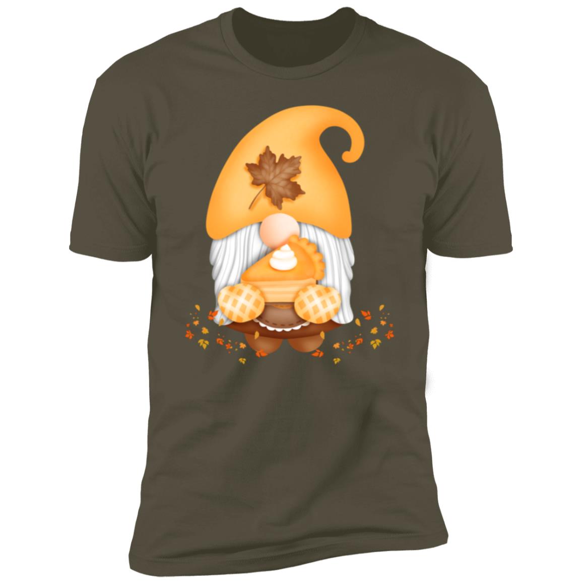 Gnome Pumpkin Pie NL3600 Premium Short Sleeve T-Shirt