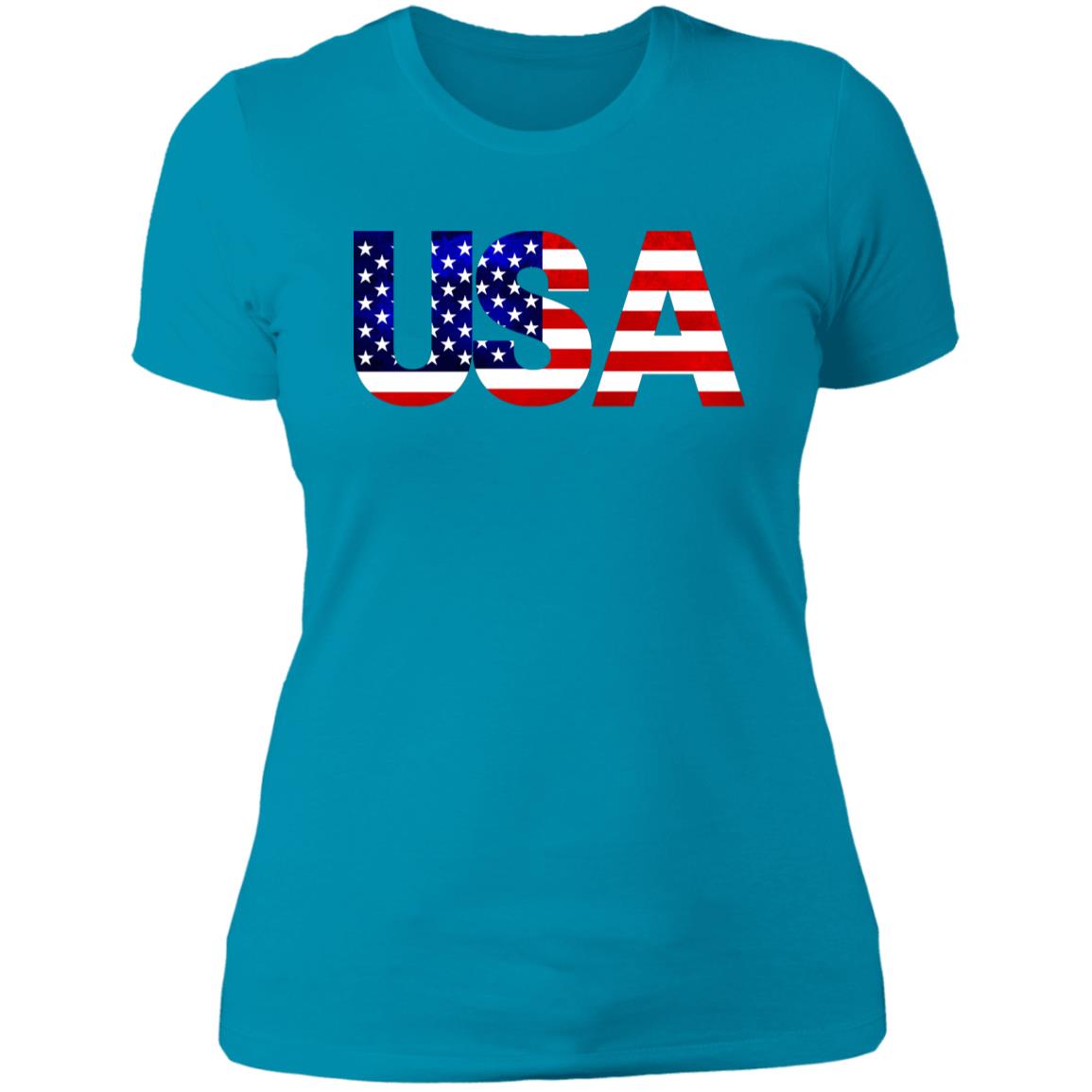 USA -- Ladies' Boyfriend T-Shirt