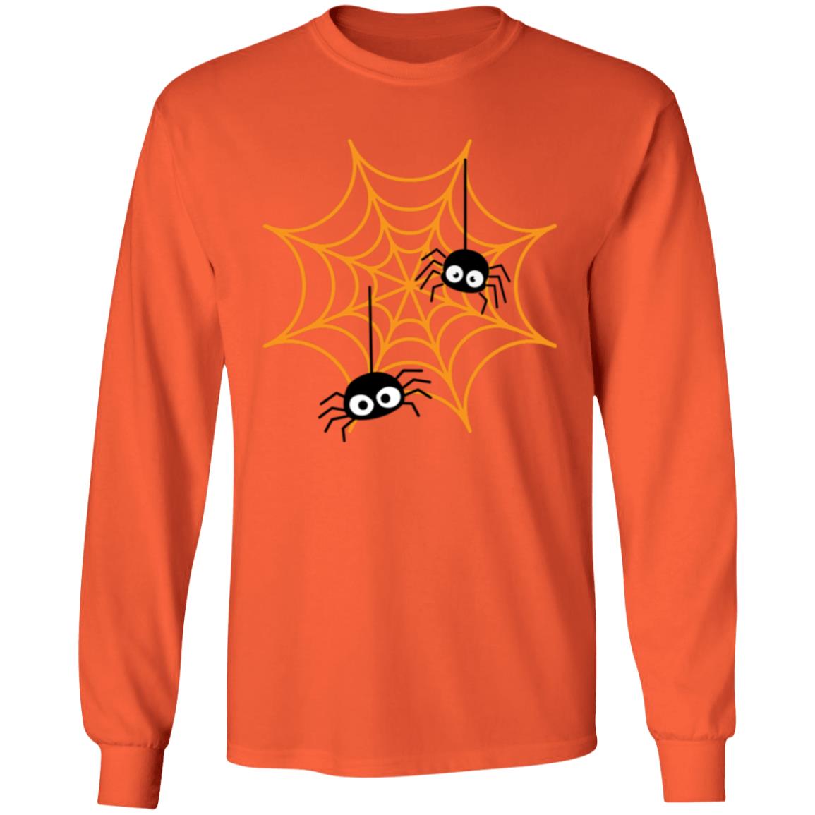 Spiders on Web -- LS T-Shirt 5.3 oz.