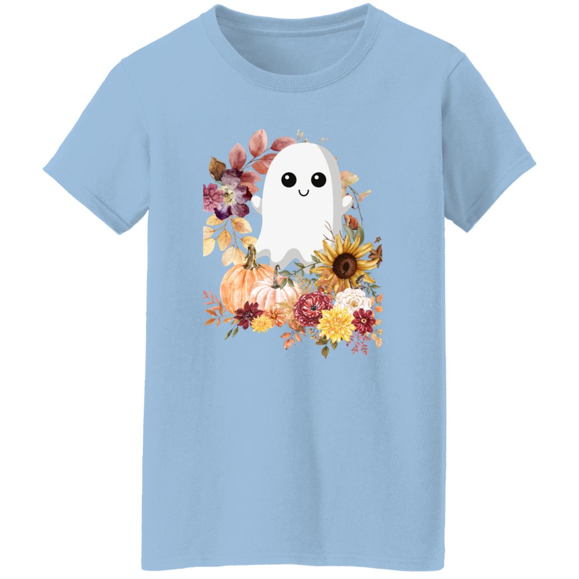 Fall Ghost --  Ladies' 5.3 oz. T-Shirt