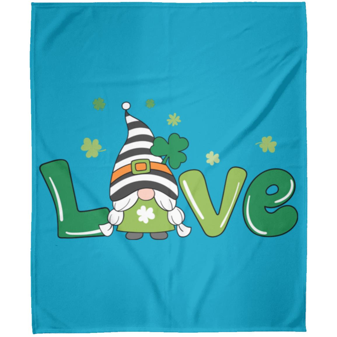 clover love gnome FLM Arctic Fleece Blanket 50x60