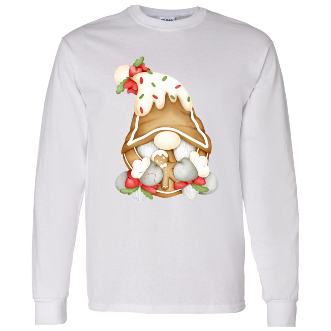 Gingerbread Gnome G540 LS T-Shirt 5.3 oz.