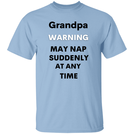 Grandpa naps black G500 5.3 oz. T-Shirt