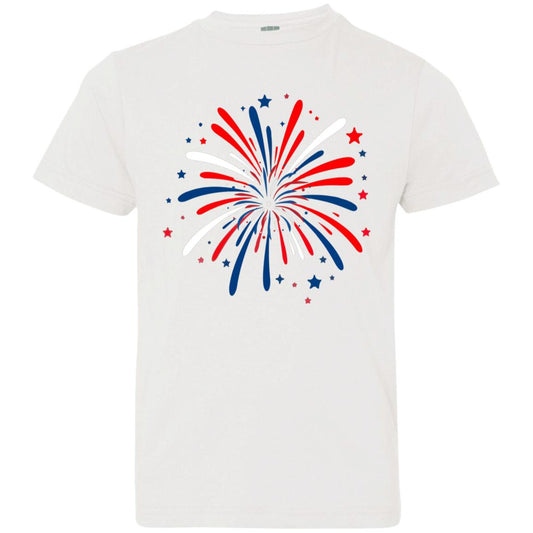 4th of July Firework -- Youth Jersey T-Shirt