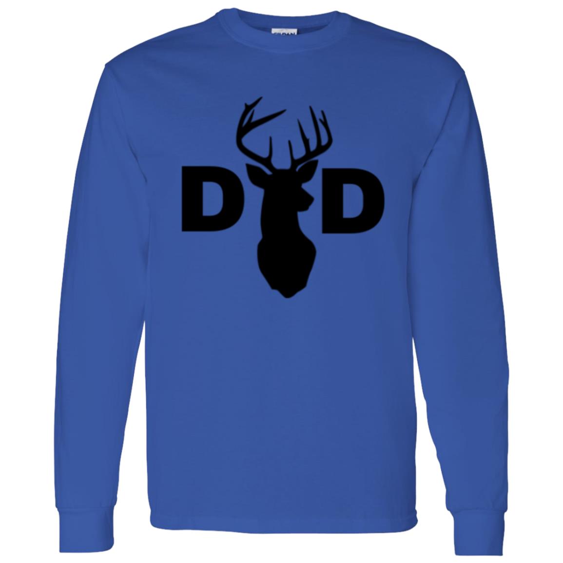 Dad Deer Dad -- LS T-Shirt 5.3 oz.