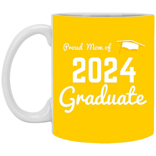 Proud Mom Graduate 2024 white XP8434 11oz White Mug