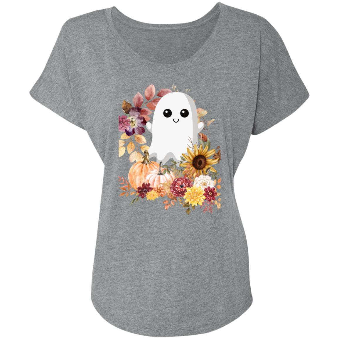 Fall Ghost -- Ladies' Triblend Dolman Sleeve