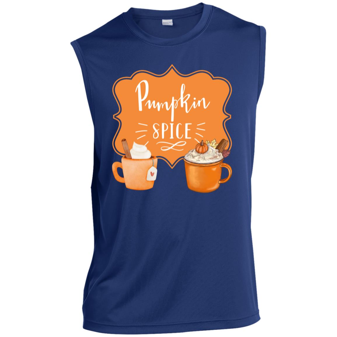 Pumpkin Spice Latte Orange -- CLOSEOUT -- Men’s Sleeveless Performance Tee