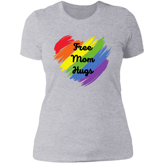 Free Mom Hugs -- Ladies' Boyfriend T-Shirt